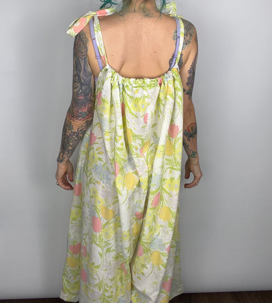 Neon Garden, double-strap jumpsuit: OSFM