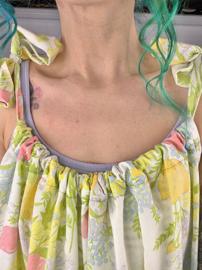 Neon Garden, double-strap jumpsuit: OSFM