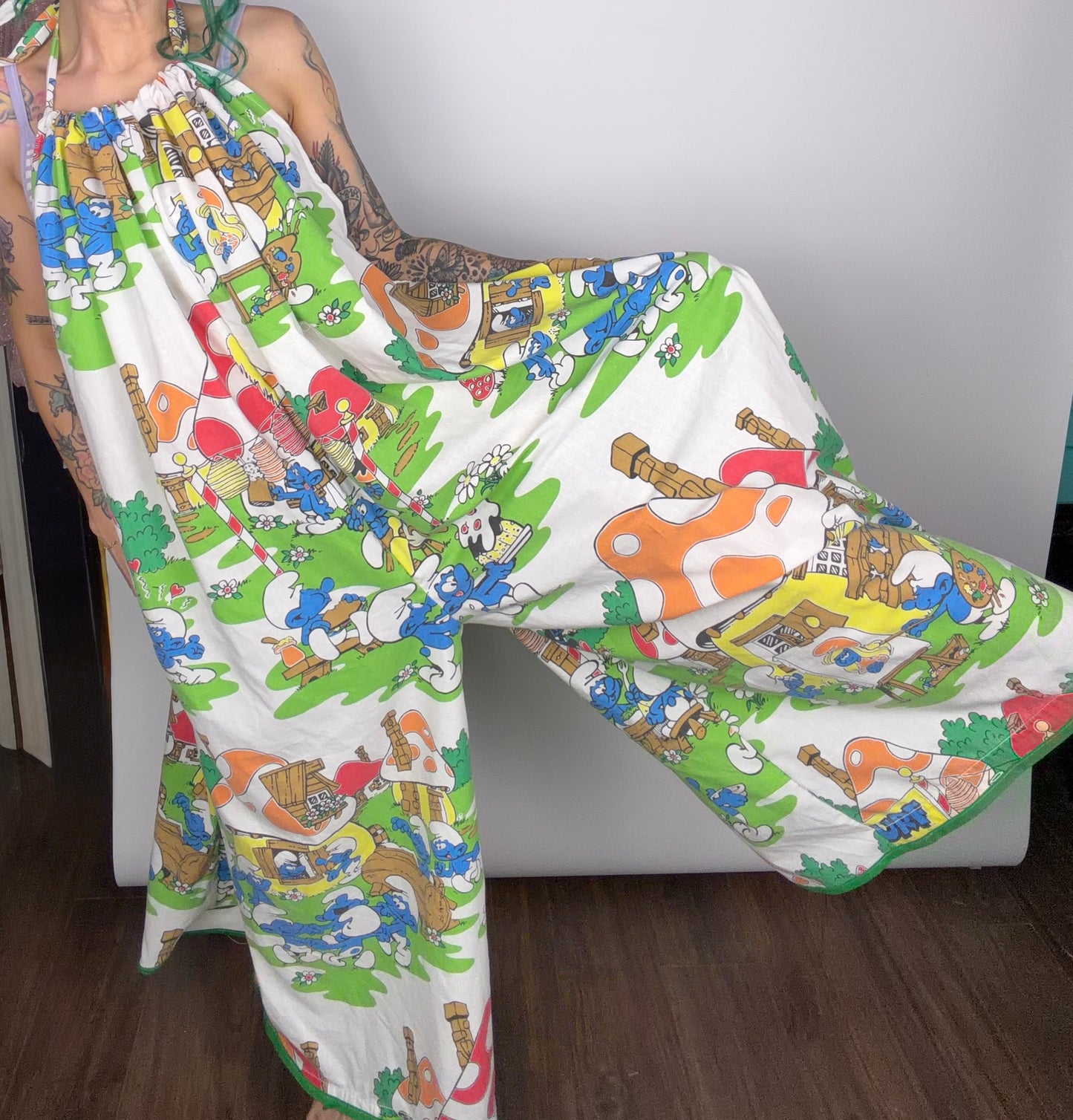 Smurfette Was My Favorite, backless jumpsuit: OSFM