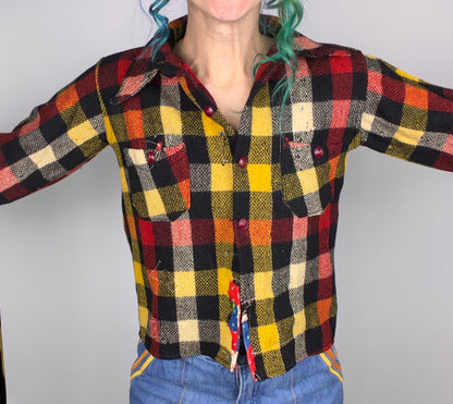 Patch Didn't Quite Work, button up: Youth Large / Adult small