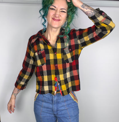 Patch Didn't Quite Work, button up: Youth Large / Adult small