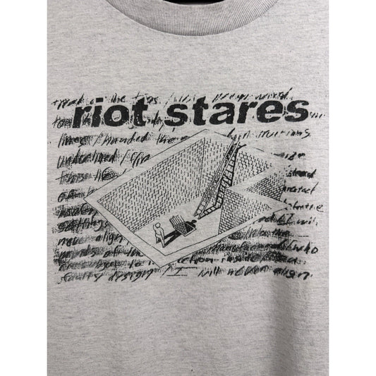 2017 Riot Stares band tee, Daze Records, South Carolina hardcore, L