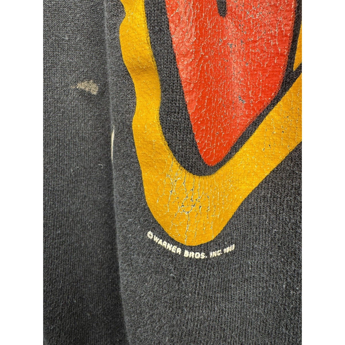 Vintage 1989 Daffy Duck big face crewneck sweatshirt, Hanes, XL