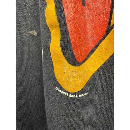 Vintage 1989 Daffy Duck big face crewneck sweatshirt, Hanes, XL
