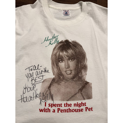 Heather Kelly Penthouse Pet signed shirt XL