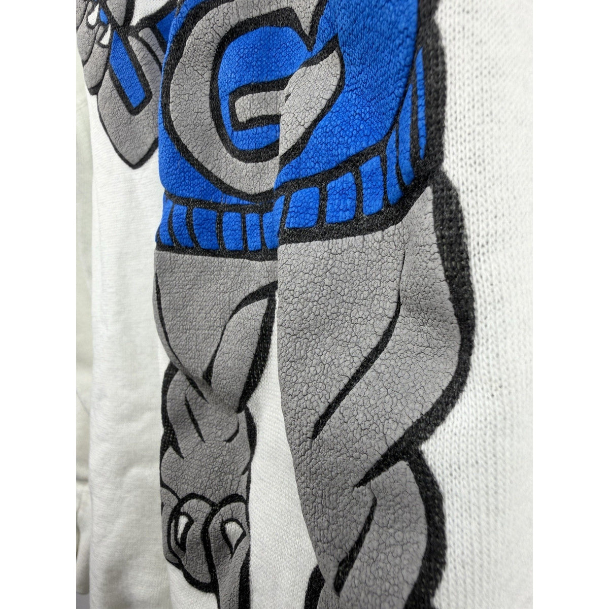 Vintage 80s Georgetown Hoyas double sided puff print crewneck, M