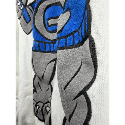 Vintage 80s Georgetown Hoyas double sided puff print crewneck, M