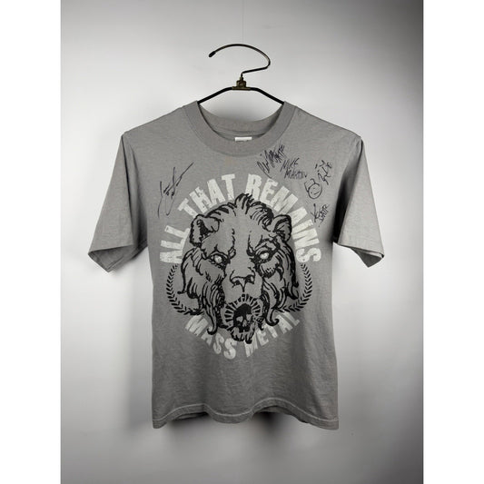 All That Remains signed metalcore band tee, Anvil, S