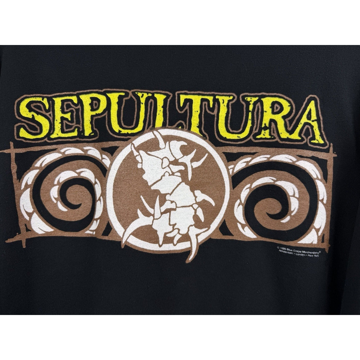 Vintage 1999 Sepultura Against long sleeve, Blue Grape, XL
