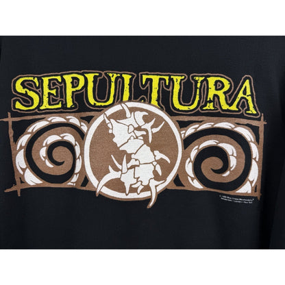 Vintage 1999 Sepultura Against long sleeve, Blue Grape, XL