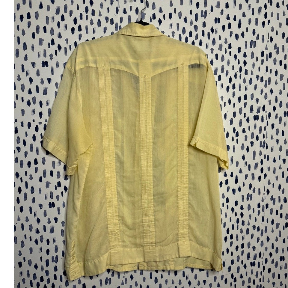 Butter believe it, button-front cabana shirt (1970s)