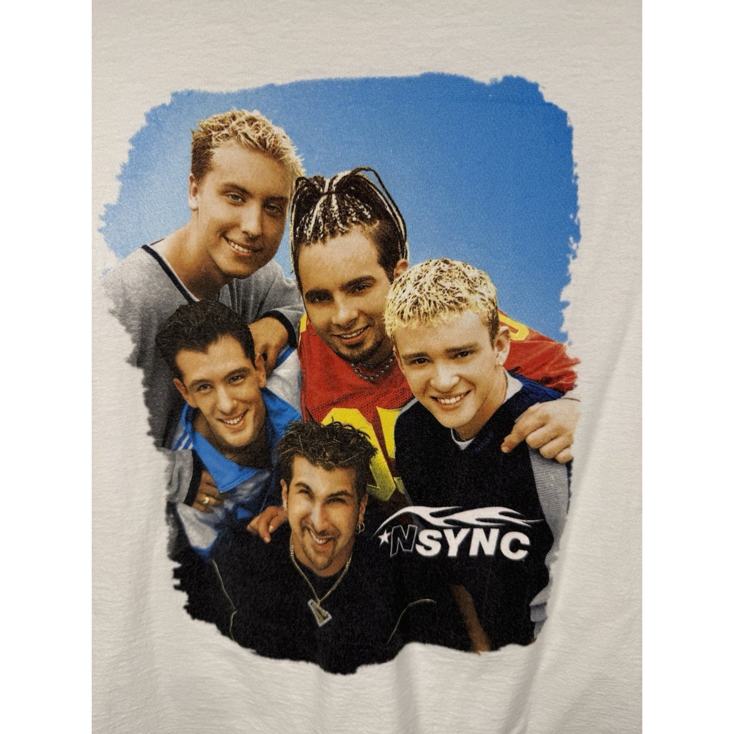 Vintage 90’s NSYNC Shirt Tultex Single Stitch On Bottom Medium 18x24