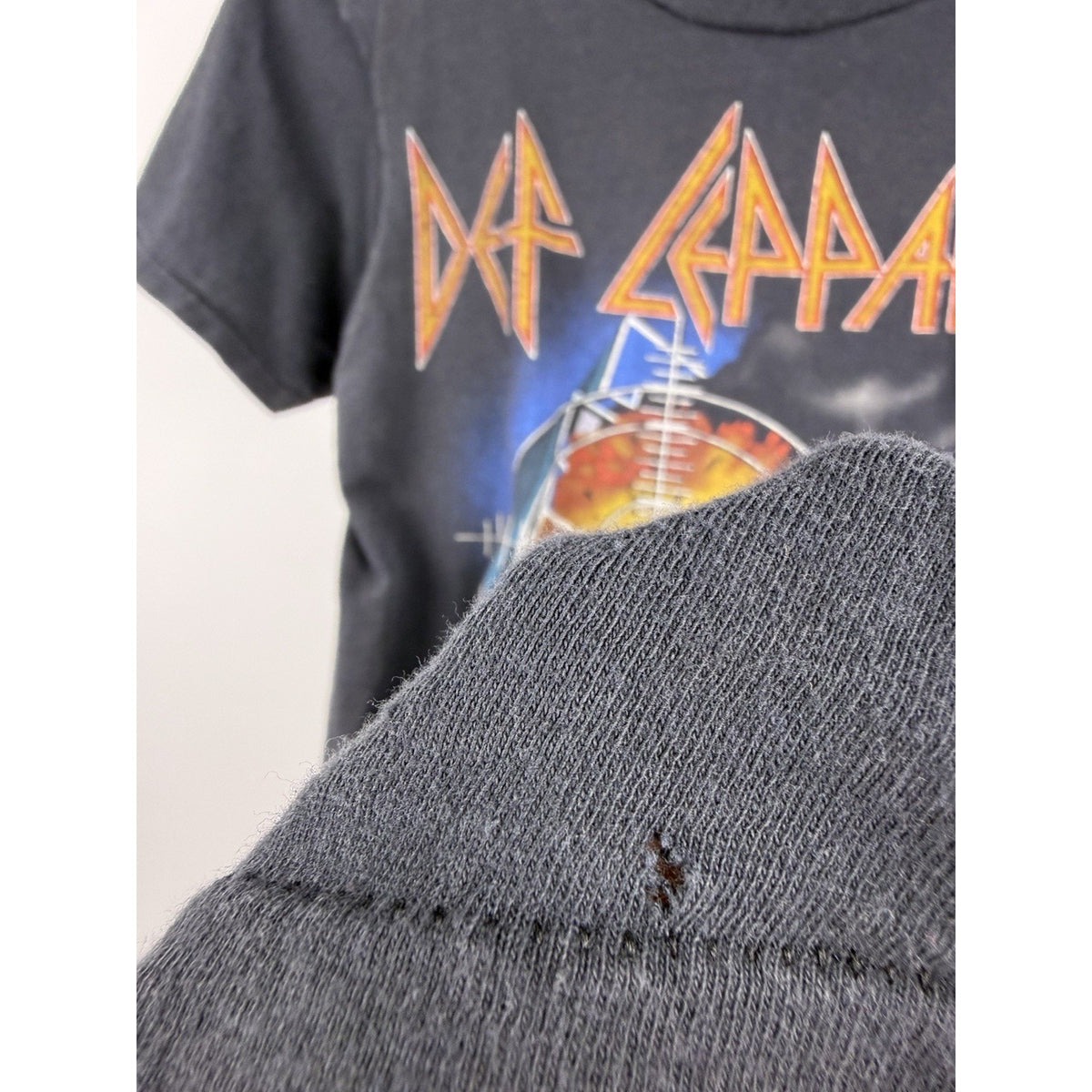 Vintage 1983 Def Leppard Pyromania Rock Till You Drop Tour Till We Drop M 18x25