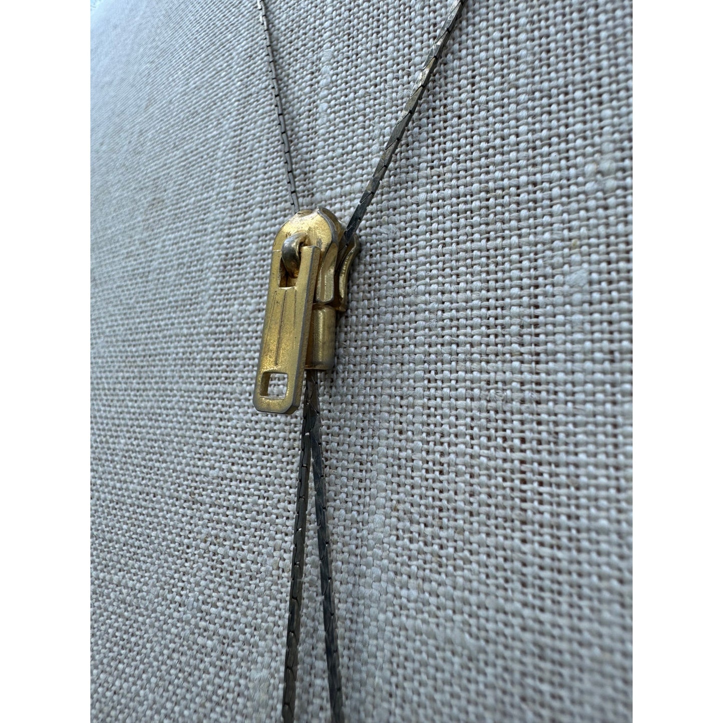 Zelda's zipper pull bolo necklace (1970s)