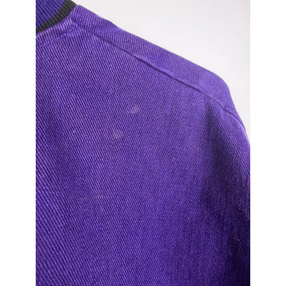 MCA Universal Darkman movie promo purple varsity jacket, 90s, XL