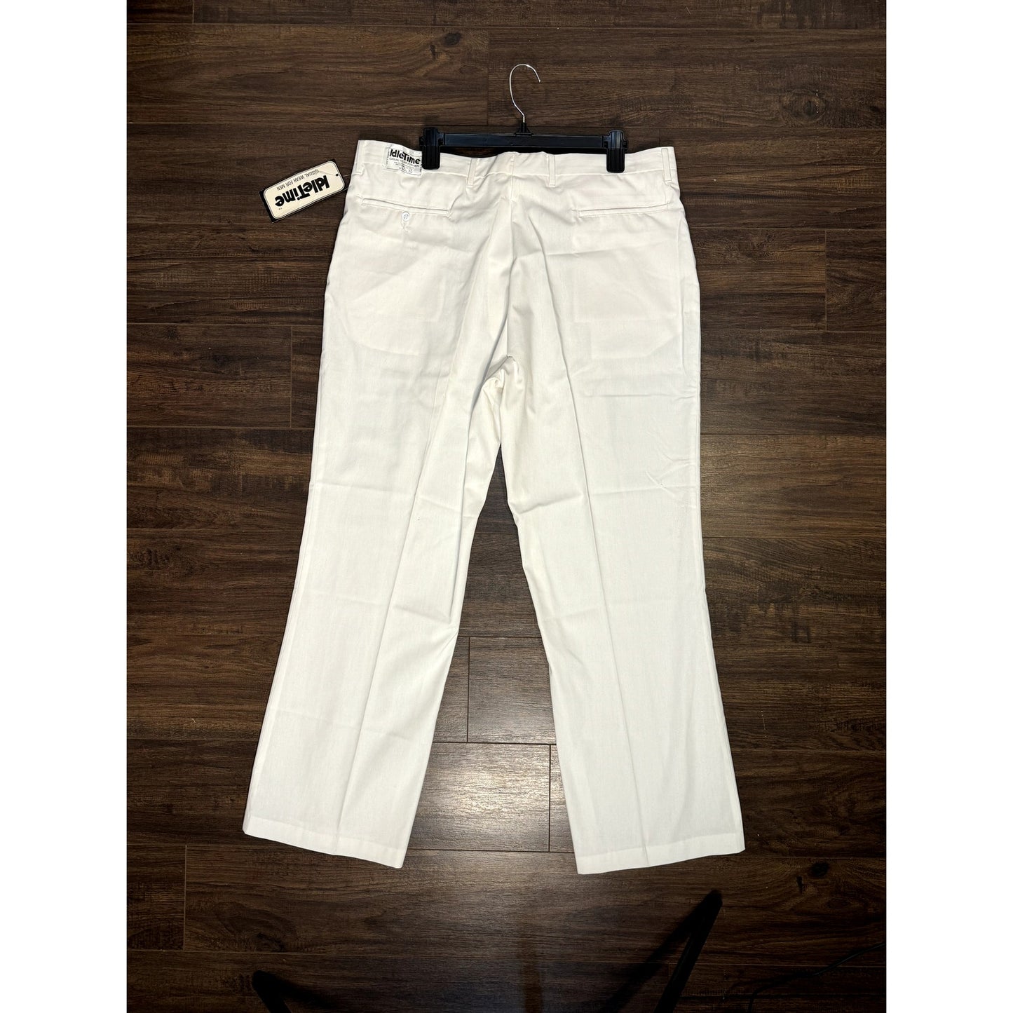 Idle Time white pants 39x30 (1970s)