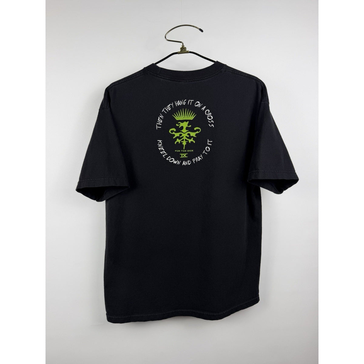 EYEHATEGOD Reality Is Death / For The Sick Charles Manson shirt, 2000s, XL