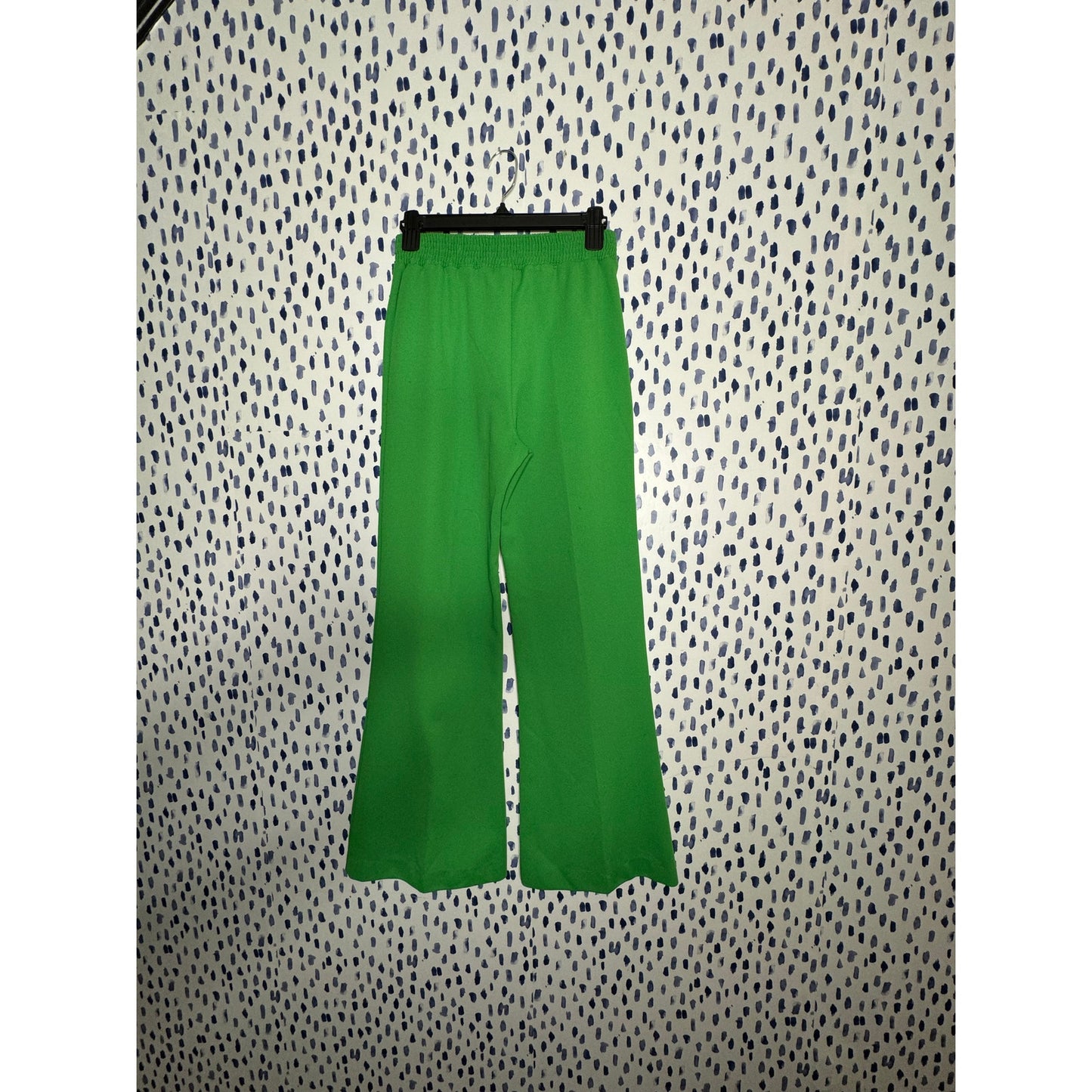 Green with envy polyester sailor pants (1970s)