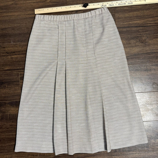 Cinutura mid-century pleated office skirt (1960s)