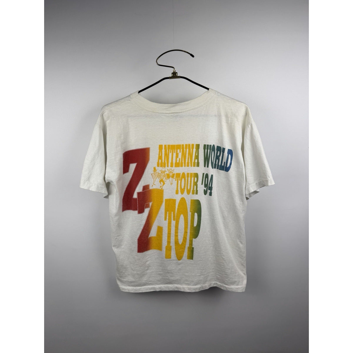 Vintage 1994 ZZ Top Antenna World Tour tee, single stitch, L