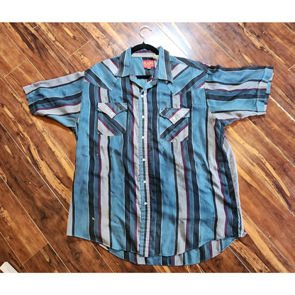 Total burnout, striped button down (1980s)