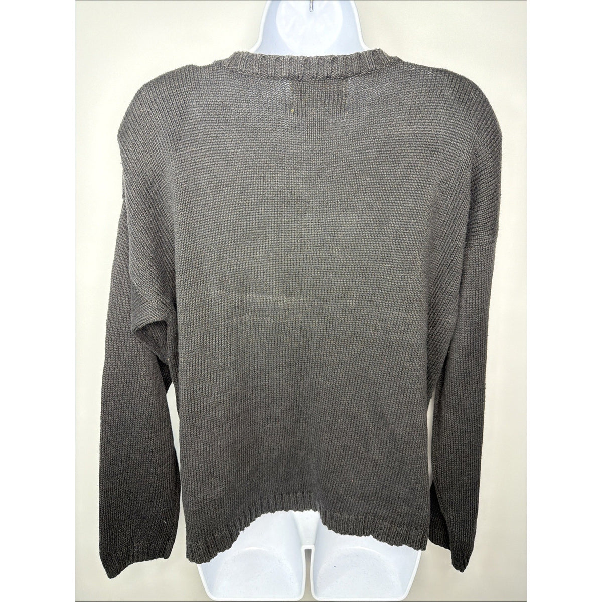 Vintage Y2K Happy New Year Heirloom Collectibles Sweater Womens Medium Black
