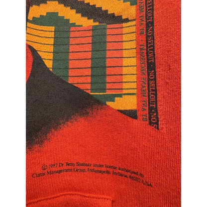 Vintage 1992 Malcolm X No Sellout x Any Means Necessary Sweatshirt Large 23x28