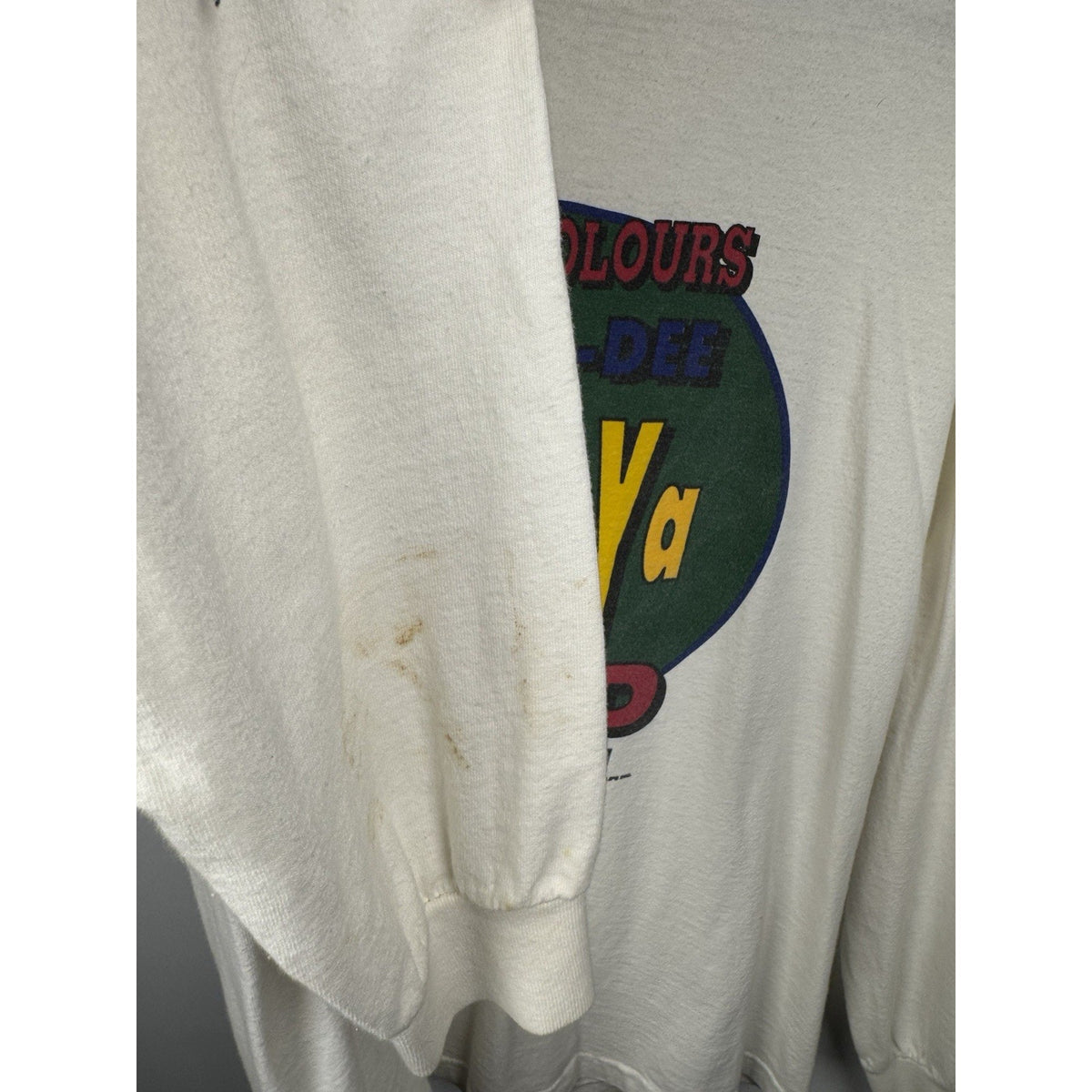 Vintage 90’s Cross Colours MIG-A-DEE Makes Ya Jump Hip Hop Longsleeve XL 24x27