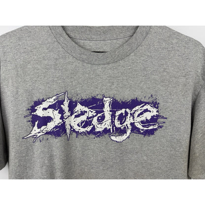 2016 Sledge ‘Nihil’ Double Sided Shirt Oklahoma City Hardcore Large 21x28