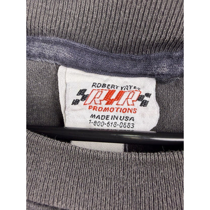 Vintage 90s Ernie Irvan Yates Rocket Nascar all over print tee, XL