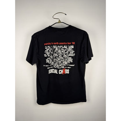 Vintage 1999 Social Chaos Anarchy In North America Tour TSOL DRI DOA Etc M 20x27