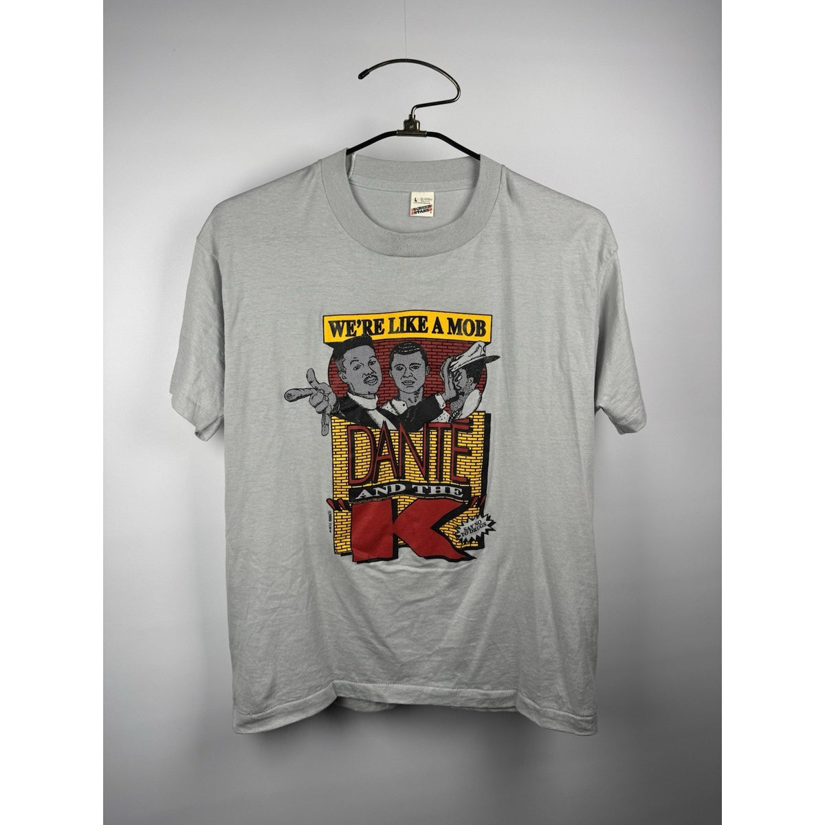 Vintage 1989 Dante And The K We’re Like A Mob Philly Rap Shirt Rare Large 22x26
