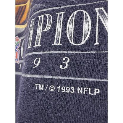 Vintage 1993 Dallas Cowboys Super Bowl Champions ring tee, Salem, L