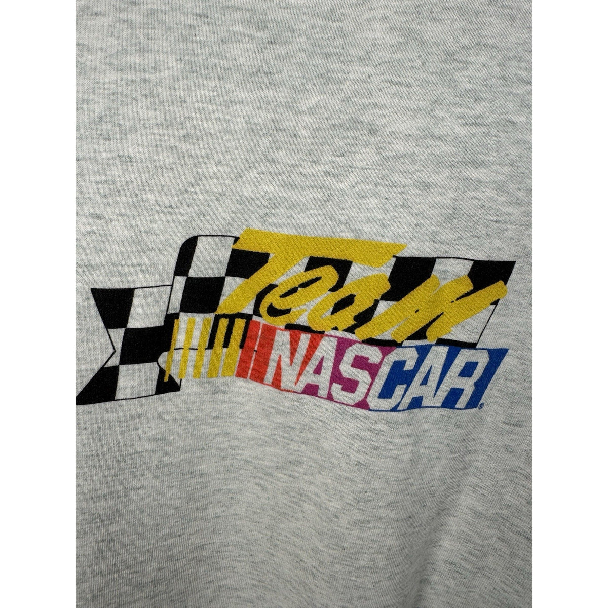 Vintage 1994 NASCAR Wacky Races Muttley TV promo tee, double sided, M