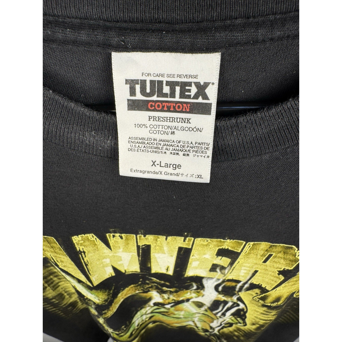 Vintage 1999 Pantera Cowboys From Hell Smokin’ In 99 Tultex 24"x31"
