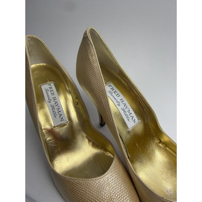 1960s Fred Hayman Beverly Hills Glam Stiletto Heels - Size 4