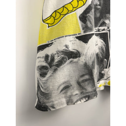Vintage 1994 Andy Griffith Show Pickle Story all over print tee, XL