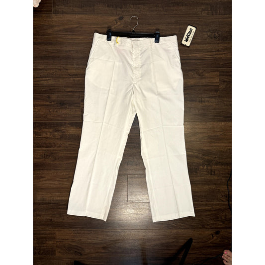 Idle Time white pants 39x30 (1970s)