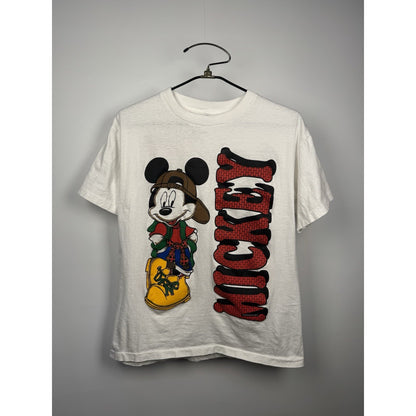 Vintage 90s hip hop Mickey Mouse Jerry Leigh double sided tee, L