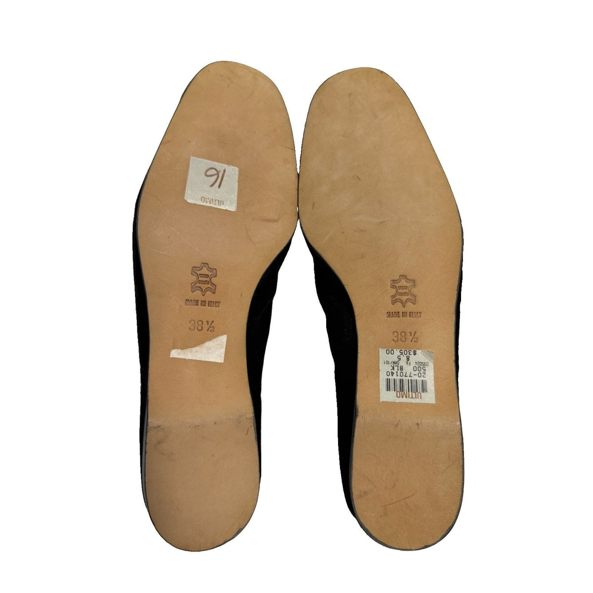 Emma Hope Albert black velvet slip-on ballet loafers, new, 38.5