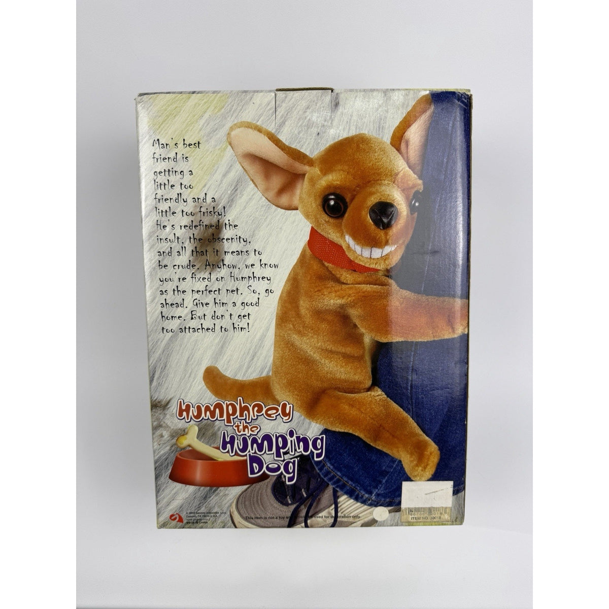 "Humphrey The Humping Dog" Chihuahua Novelty Animated Toy Gemmy New In Box Rare