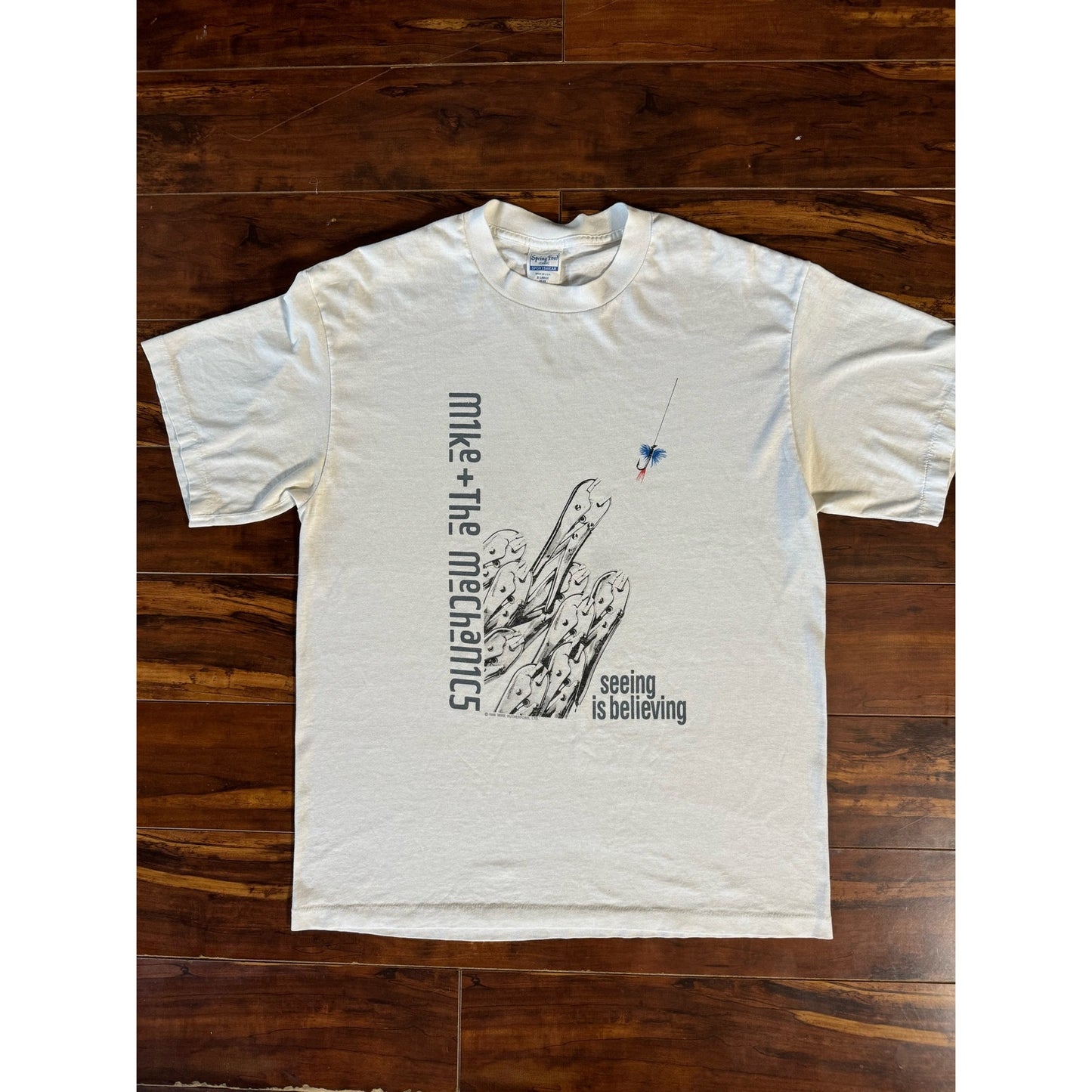 Vintage Mike + the Mechanics Living Years tour shirt Size XL (1989)