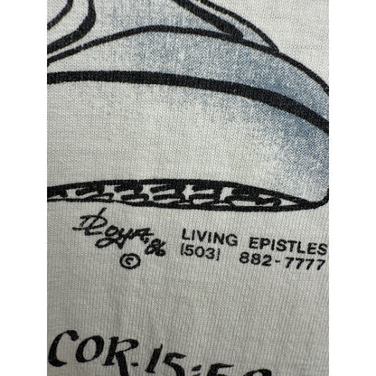 Vintage 1986 Living Epistles Twinkling Of An Eye Rapture Jesus Shirt Large 23x28