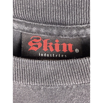 Vintage 2000s Skin Industries distressed tee, XL