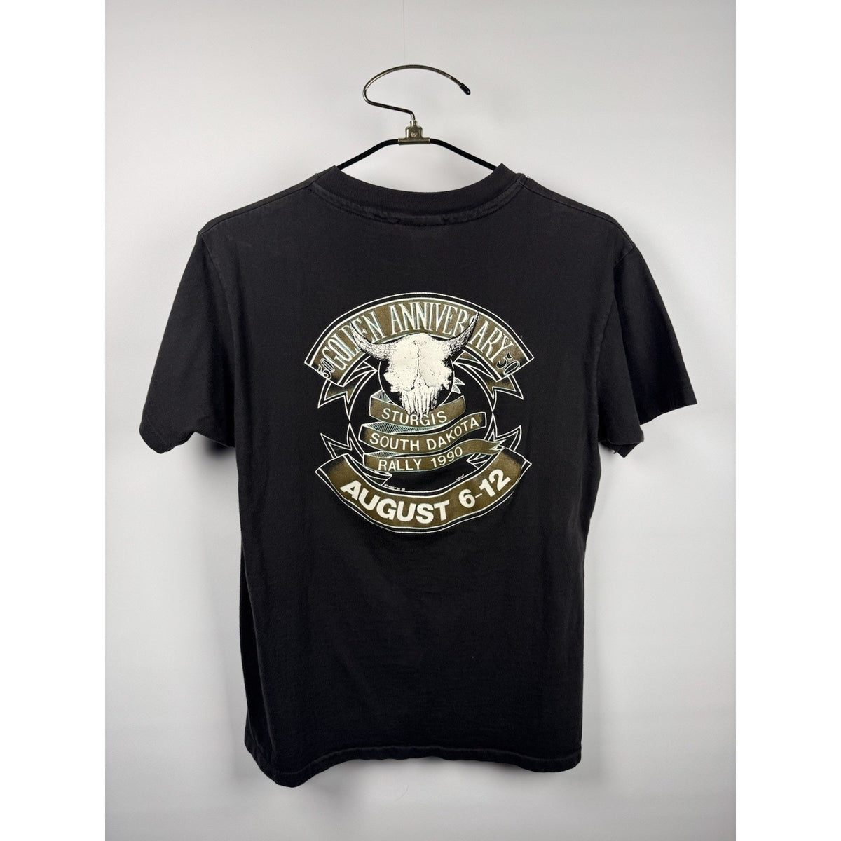 Vintage 90s Harley-Davidson Sturgis 50th Golden Anniversary tee, L