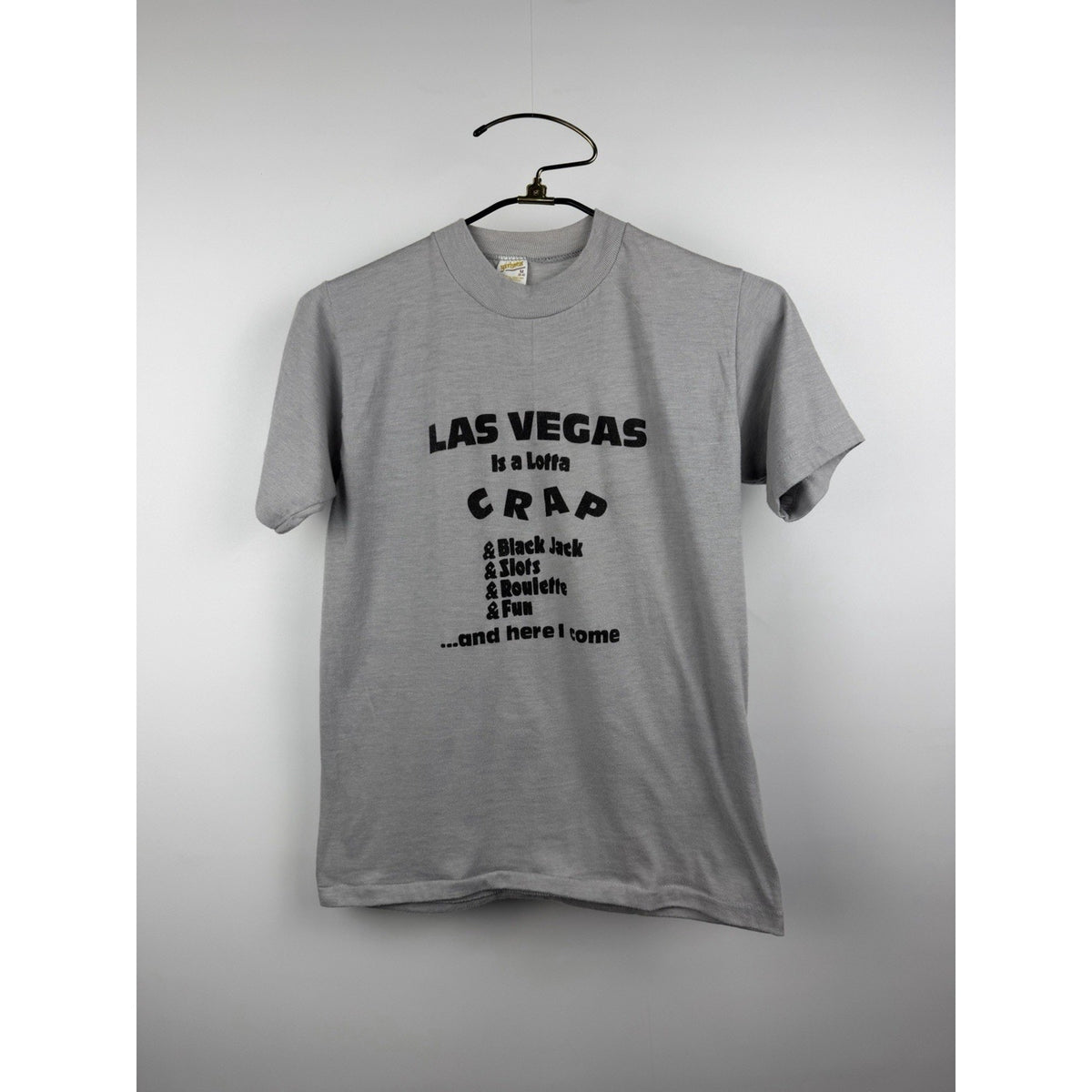 Vintage 80s Las Vegas Is A Lotta Crap Woody and Dolly's tee, M