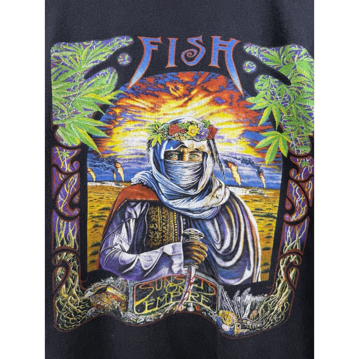 Vintage 1997 Fish Sunsets On Empire Tour Rare Prog Rock Ex Marillion XL 24x28