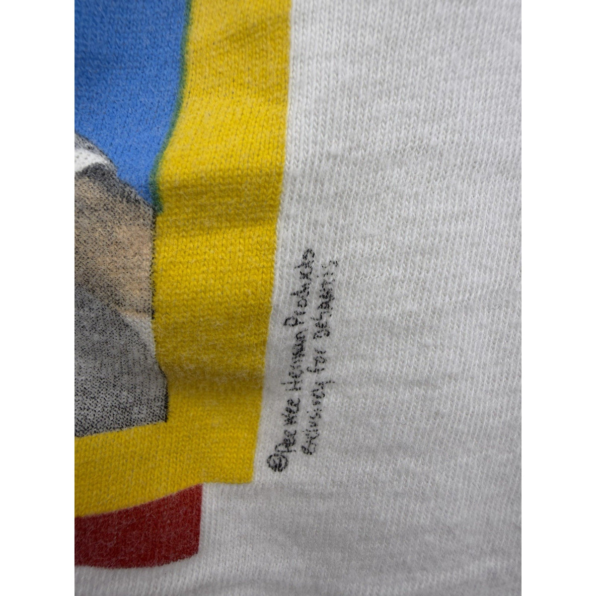Vintage 80s Pee-wee Herman tee, Stanley DeSantis, cloud and sky, XL