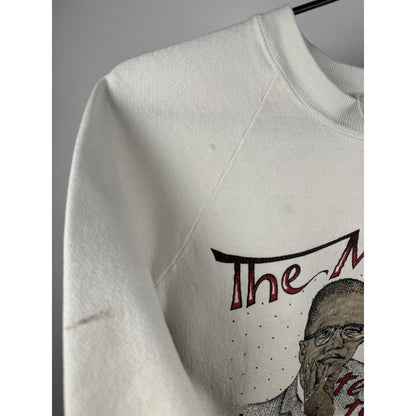 Vintage 1989 Malcolm X The Mind Is A Terrible Thing To Blow Sweatshirt Mens M