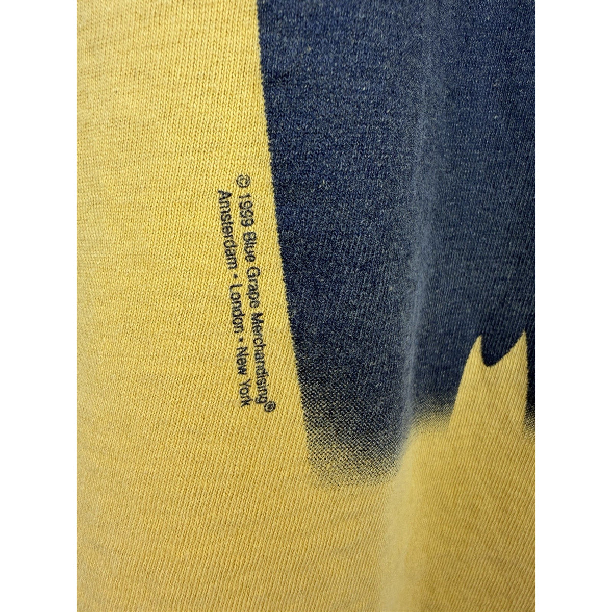 Vintage 1999 Coal Chamber Rare Yellow Chamber Music Nu Metal Blue Grape XL 23x29
